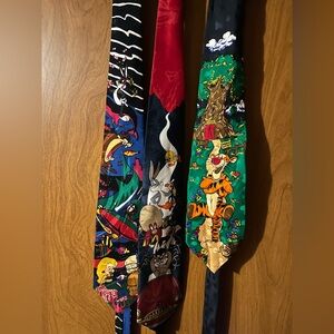Vintage Novelty Tie Lot